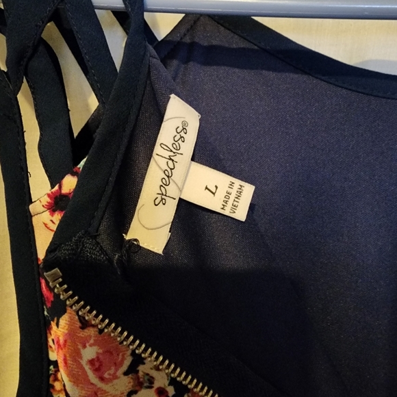 Y2K Vtg L Patchwork Unique Shoulder Sex In The City Cottagecore Boho Midi Dress - Picture 3 of 3